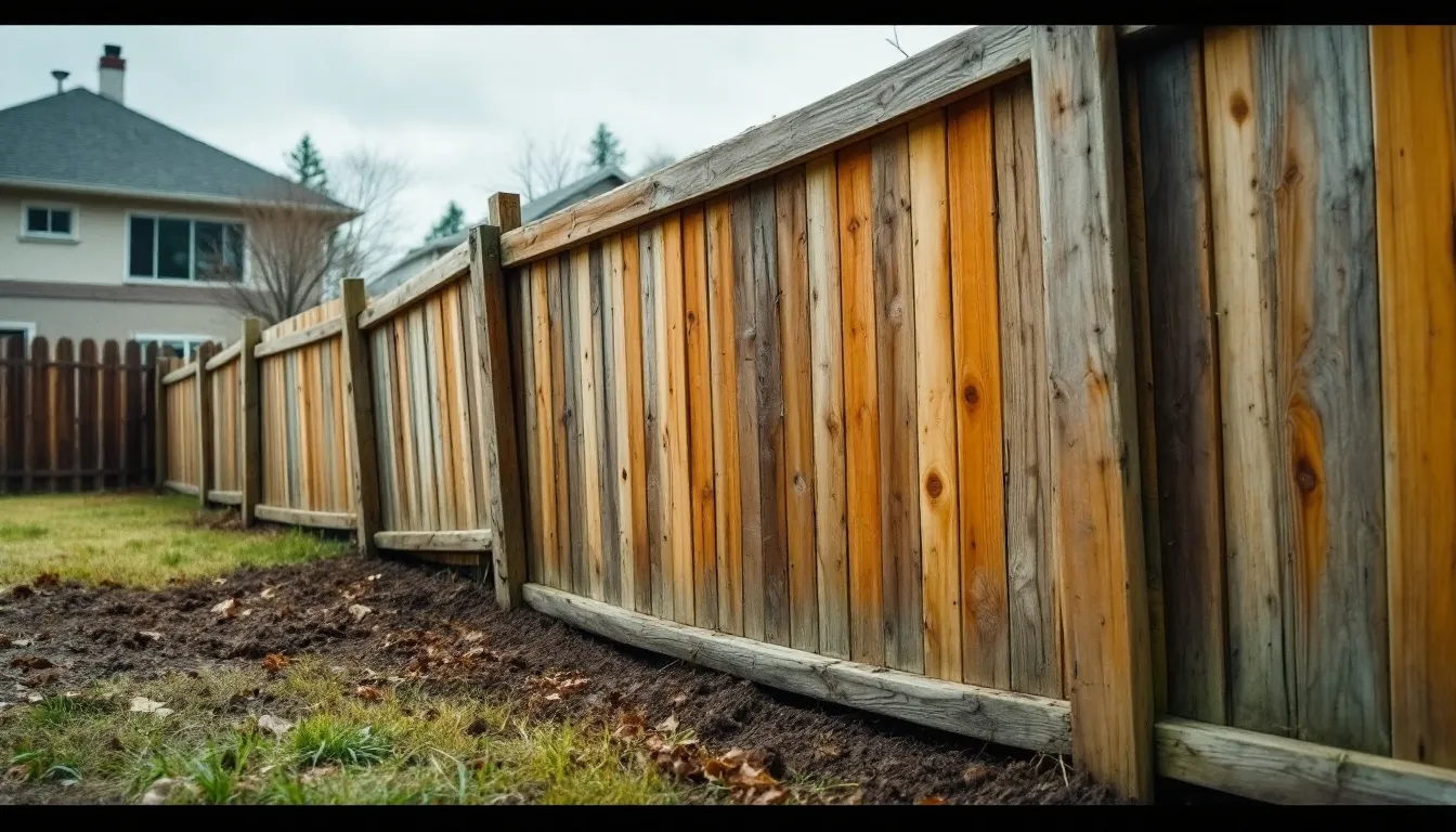 Leaning or Tilting Fence Posts in McKinney