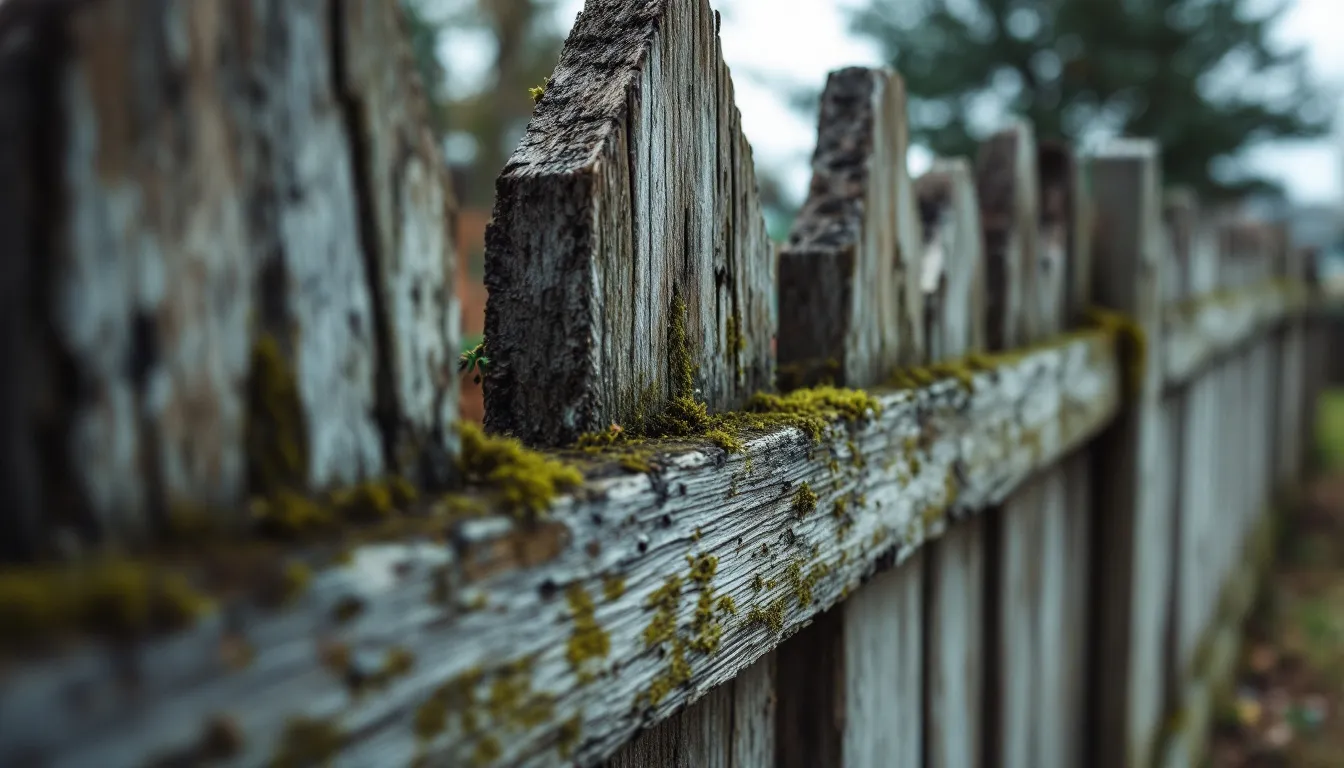 Rotting Fence Boards in McKinney