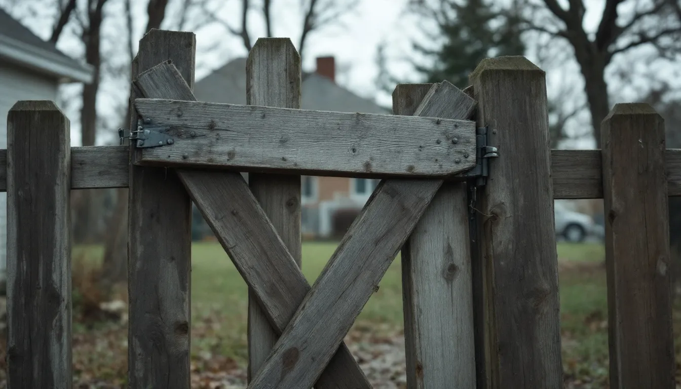 Sagging or Broken Fence Gate in McKinney
