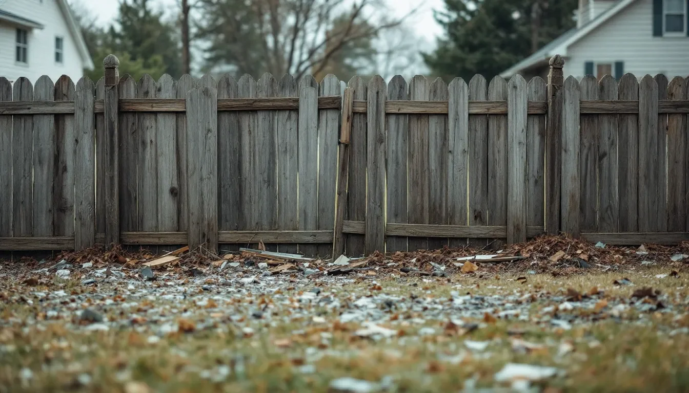 Composite Fence Repair in McKinney