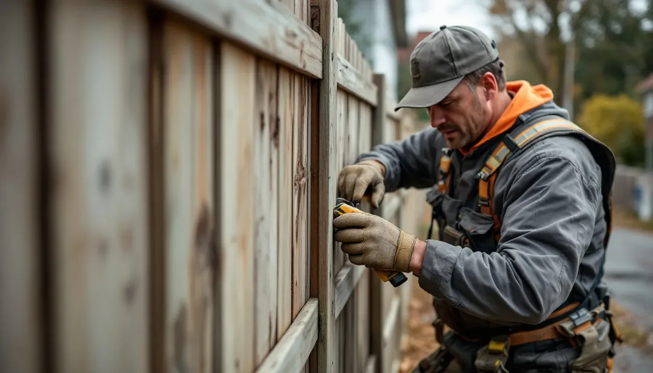 Commercial Fence Repair in McKinney