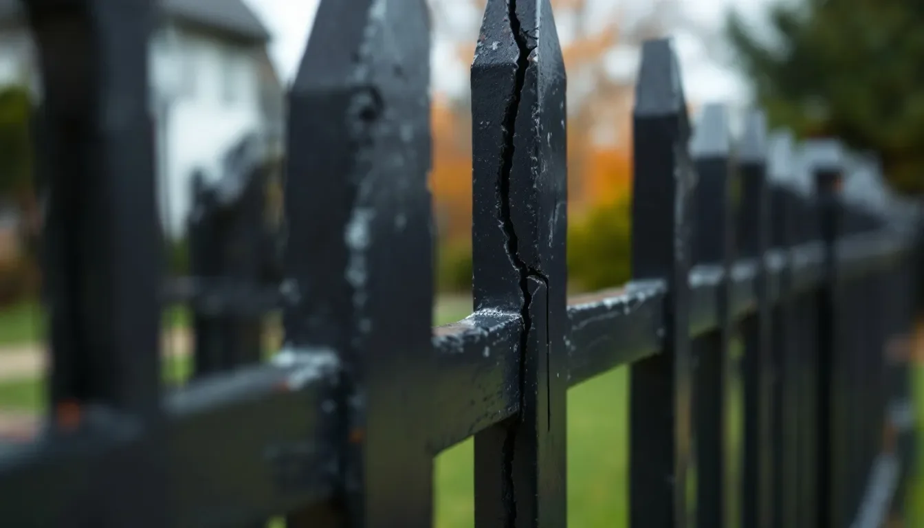 Wrought Iron Fence Repair in McKinney