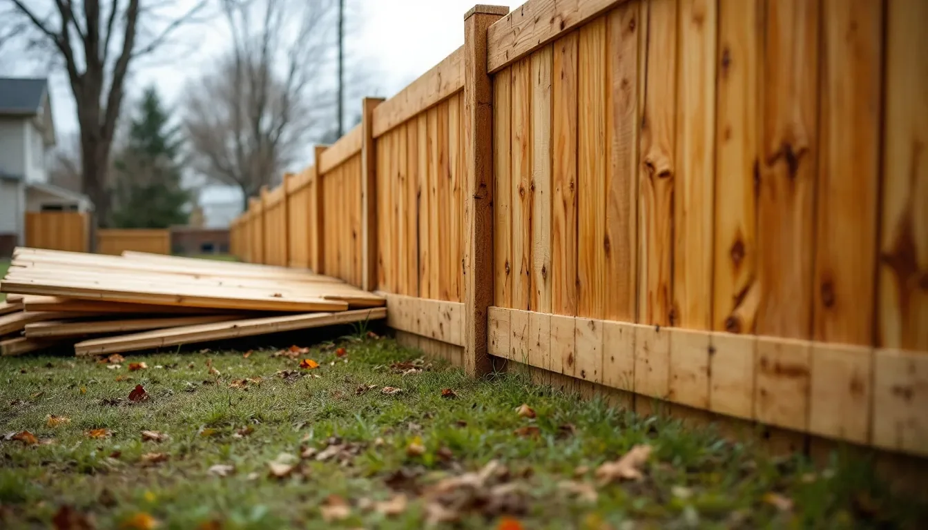 Split Rail Fence Repair in McKinney